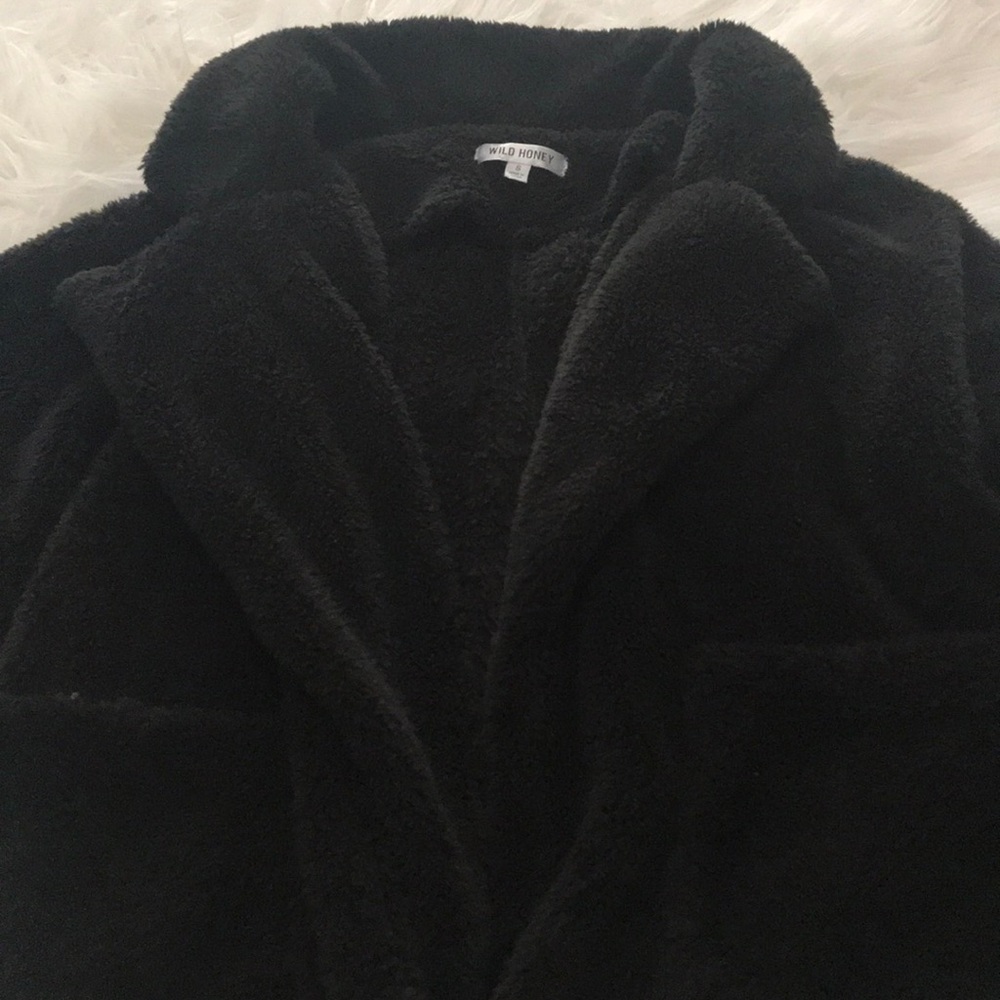 Black teddy jacket